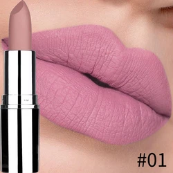 OEM Non Sticky Cup Mask Waterproof Nude Lip Gloss long lasting Private Label Matte Lipstick