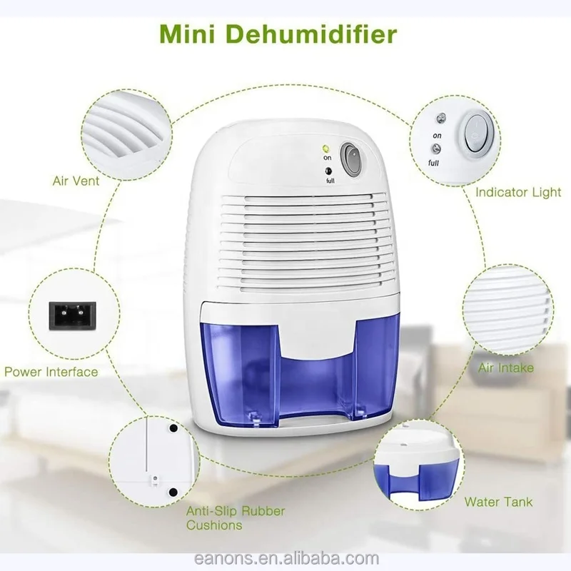 2023 500ml Home Room Small 12v Mini Air dehumidifier