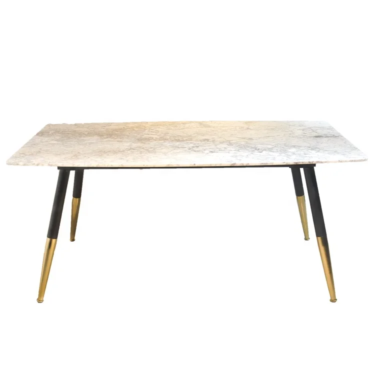 
2020 new design metal gold marble dining+tables living room furniture 