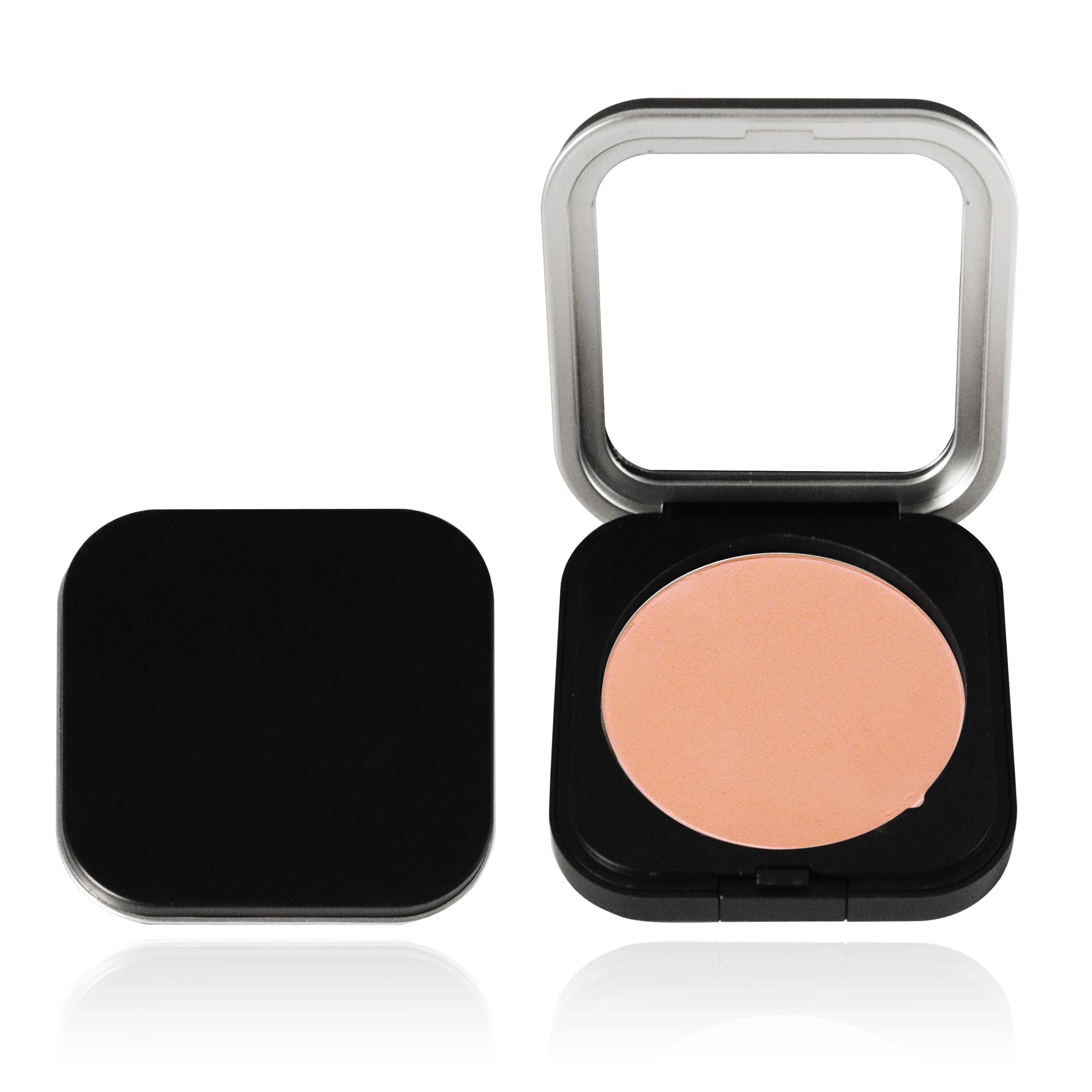 OEM Natural Compact Powder Foundation Makeup Private Label Waterproof Matte Sunscreen Light Fair Skin Tone Mineral Ingredient