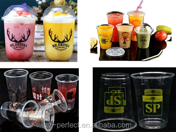 High quality automatic curved surface plastic cup plate offset printing 6 color cup printer