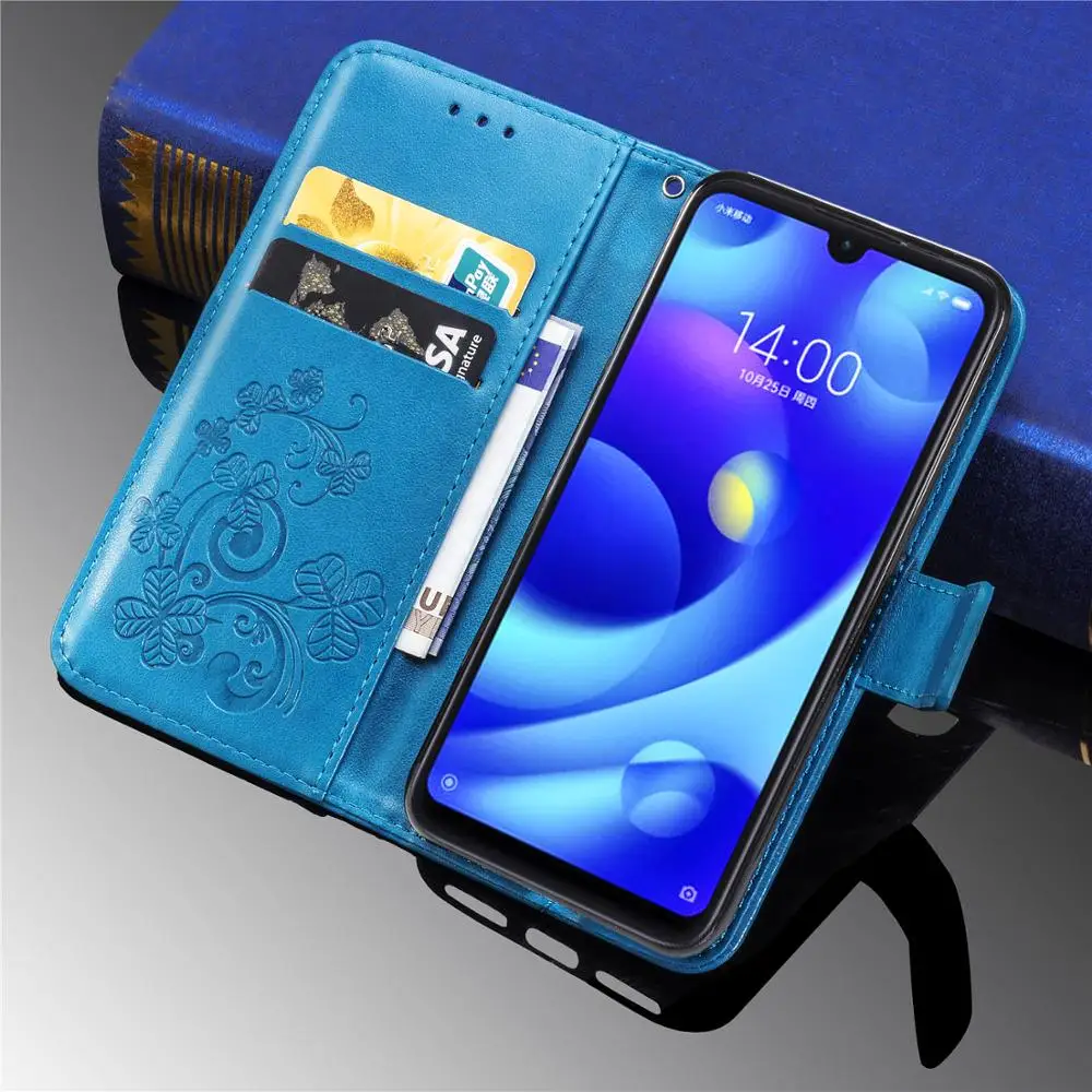 Для Sharp чувство 2 3 Lite Plus AQUOS R3 R2 shv43 SHV39 SHV44 бумажник чехол для телефона мобильного в стиле ретро с тиснением рисунком четырехлистника