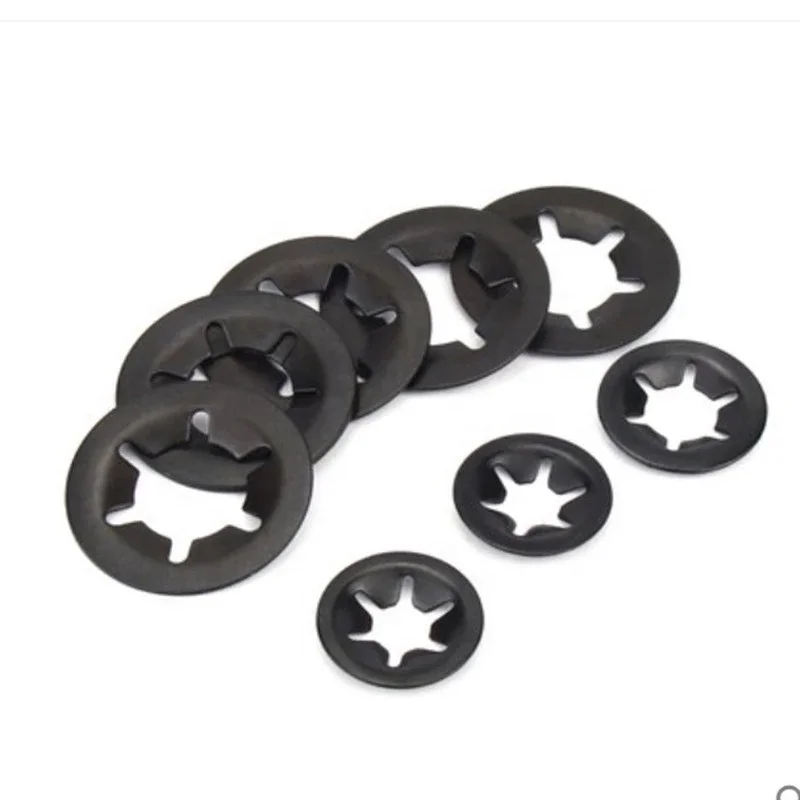 M2 M2.5 M3 M4 M5 M6 M8 M10 M12 Star Lcok Plum Bearing Retaining Rings Internal Tooth Star Lock Washer