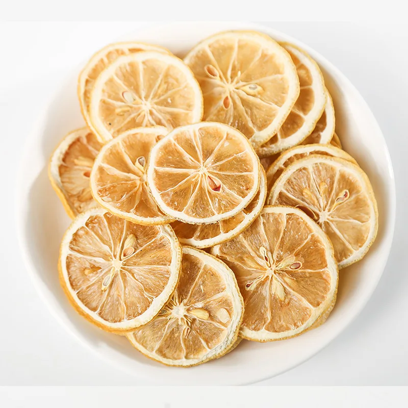 MD13 Huang ning meng Chinese Dried Yellow Lemon Slice Fruit Tea Dry Lemon