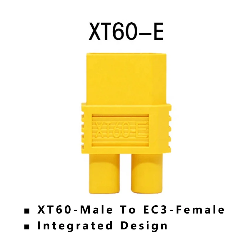 Original Amass Male XT60-E XT60 To Female EC3 Integrated design Connector Adapter