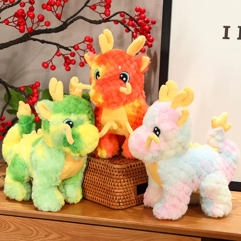 2024 New Products Chinese Dragon Plush Toy Cute And Joyous Stuffed Animal Toys Dragon  Mini Toys Dragon  For Kids And Girls Gift