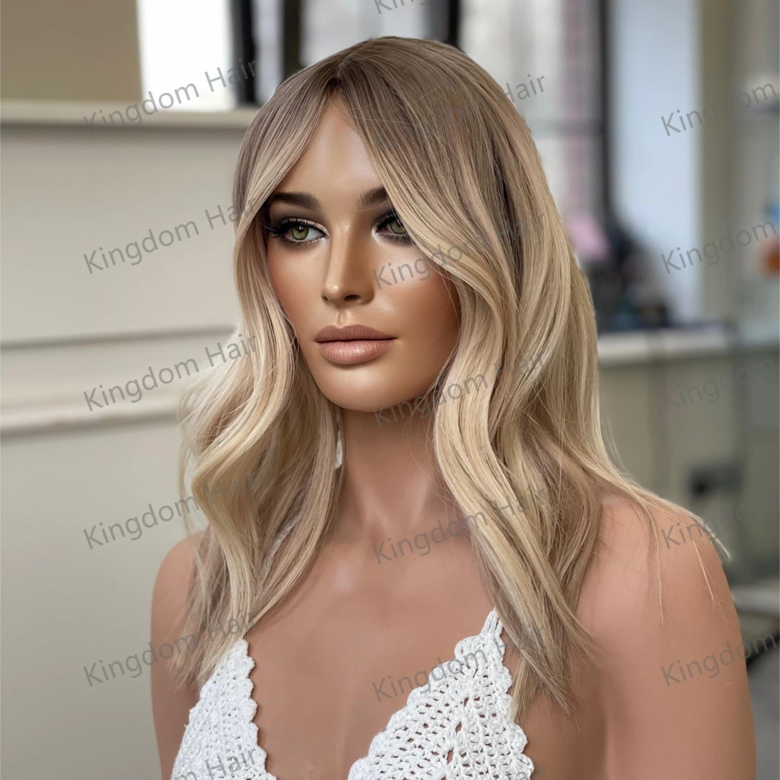 Best Selling European Hair Silk Top Hairpiece Shoulder Length Jewish Topper 7x9 Weft With 4x4 Silk Base Toupee For Women