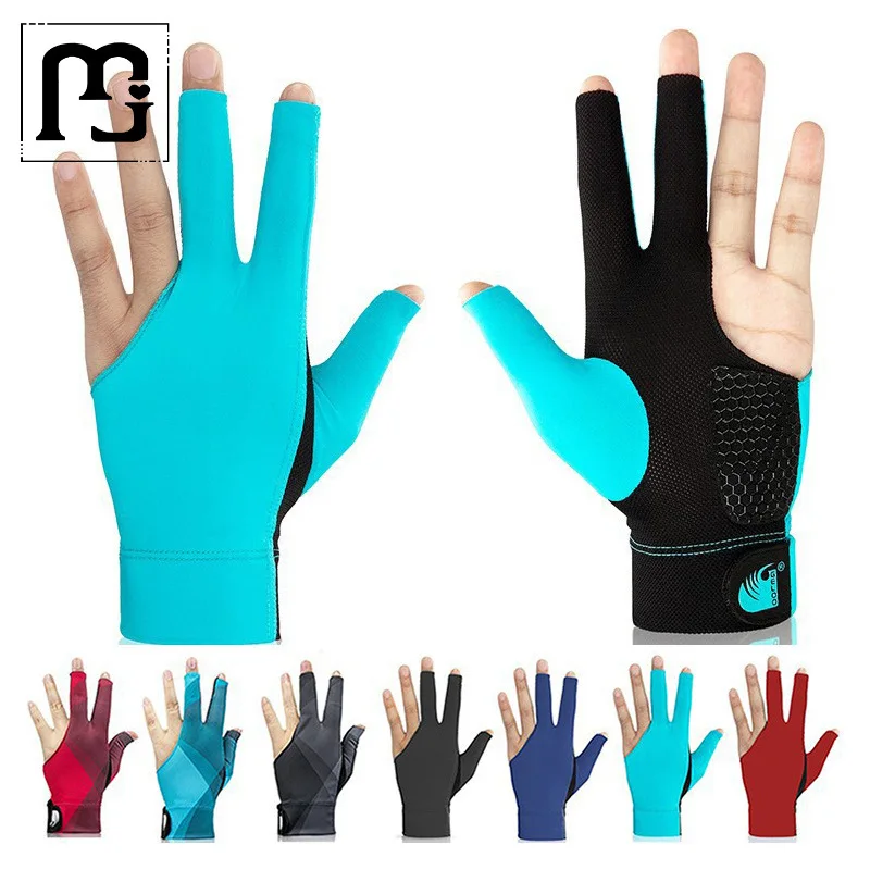 Billiard Gloves Finger Pool Table Gloves Breathable Comfortable Customize Logo Unisex Snooker Cue Gloves