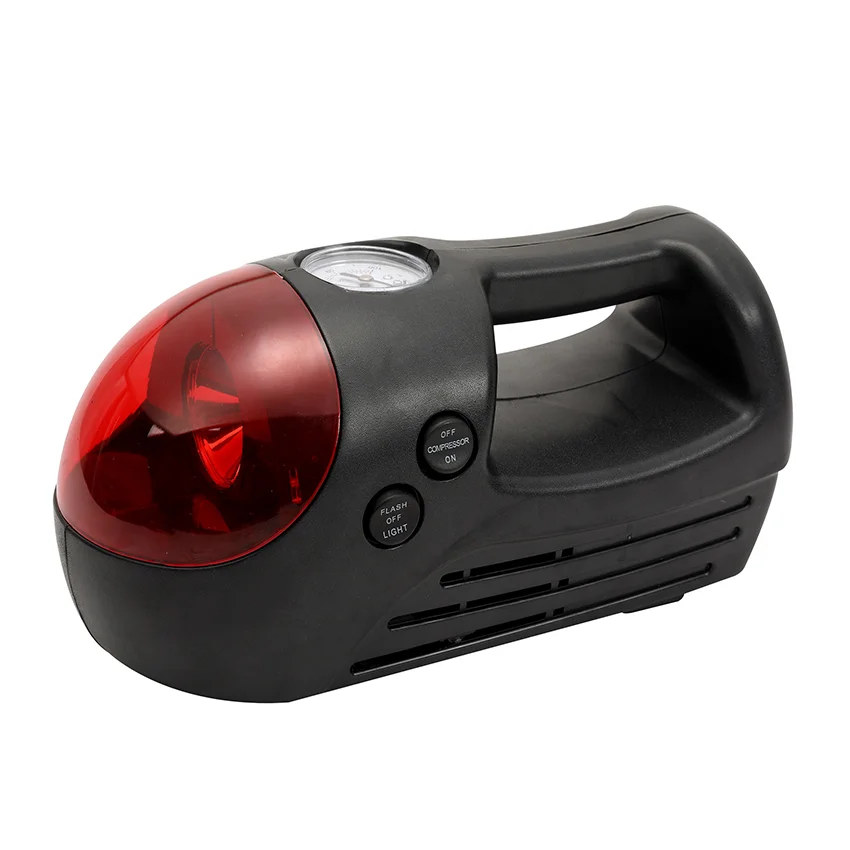 Portable electric mini tire inflator air compressor car auto pump video air pump tire inflator for bike suv truck DC 12v