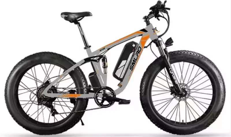 Popular Model Electric Mountain Bike 8V 500W 1000W 7 Speed Ebike Fort Suspension Electric Bicycle