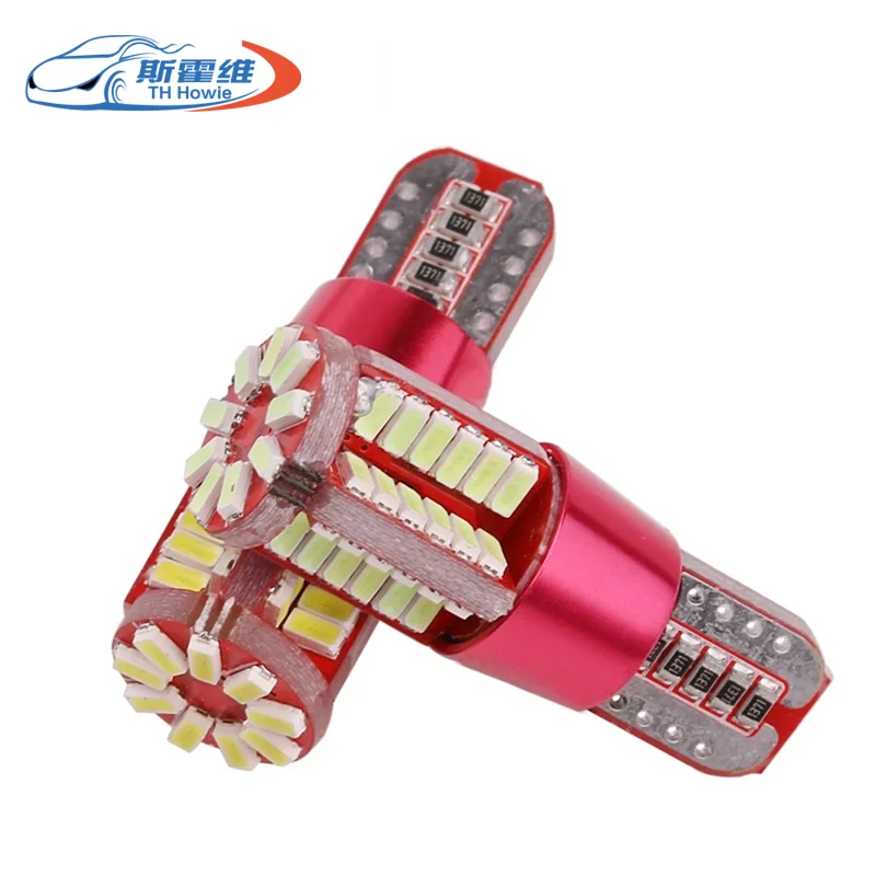 Car Led Dome Light 3014 Chip 57 SMD Canbus T10 Bulb Socket W5W 194 168 Auto Interior Reading Lamp Error Free DC 12V