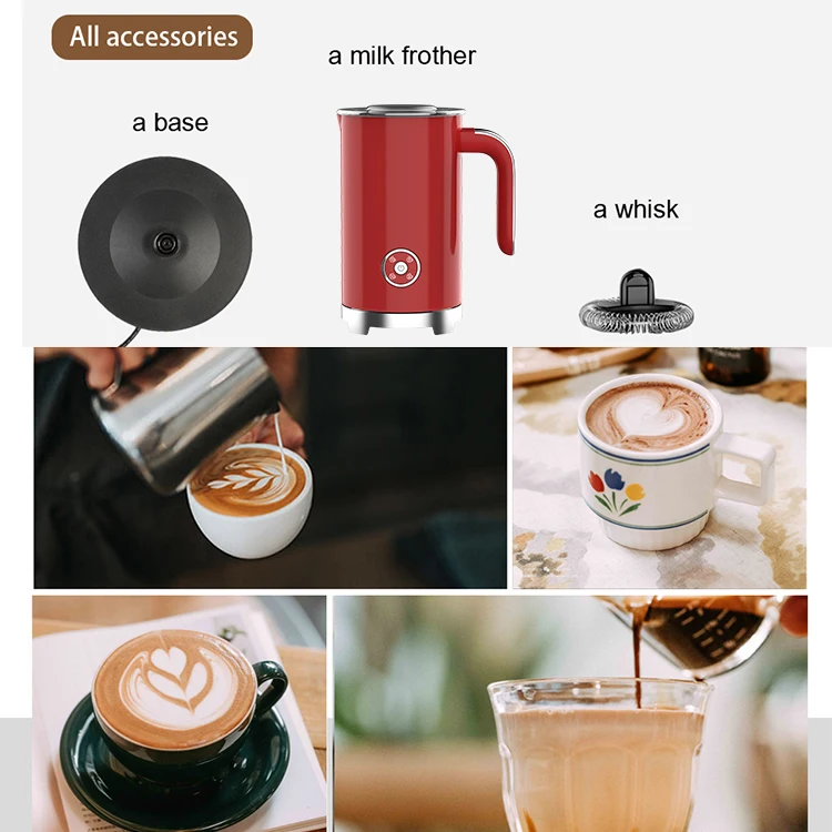 260010 CE/ETL 0.3L 500W Quick quiet 4 in 1 Stainless steel electric milk forther