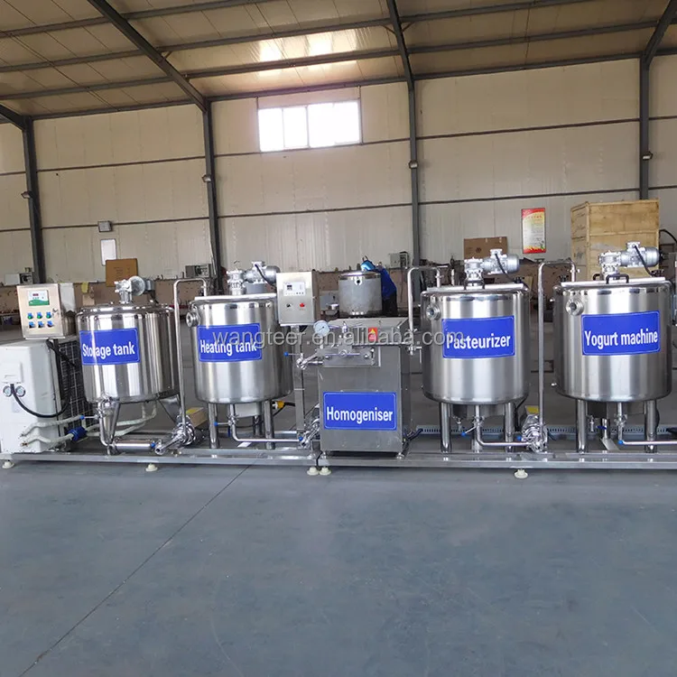 Commercial Factory dairy Yogurt milk 200L/300L/500L complete Cow Goat milk production line