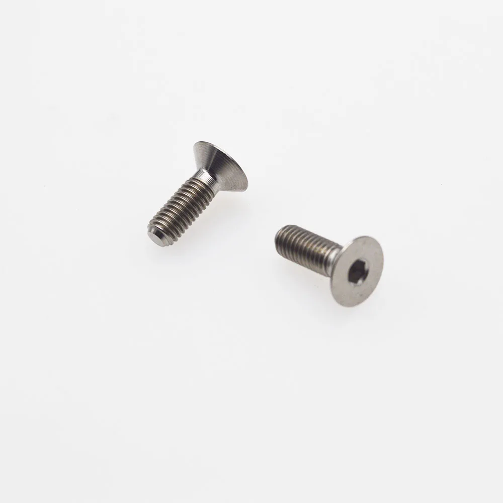 Custom silver color Gr.5 titanium Steering wheel screws