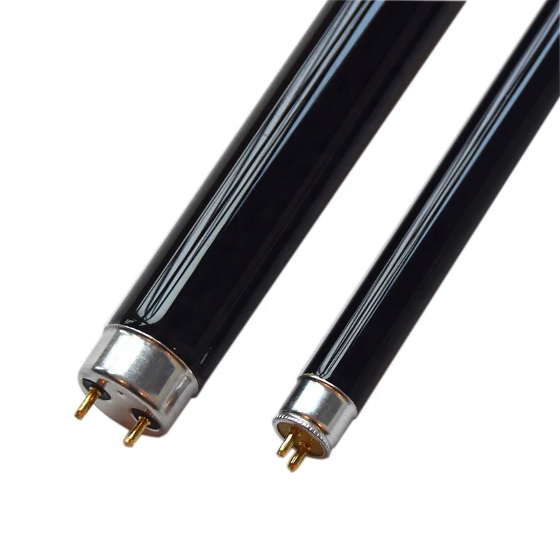 Good quality T5 & T8 UV Black lighting blue lamp T5 4W UVA BLB black lamp by CE and RoHS