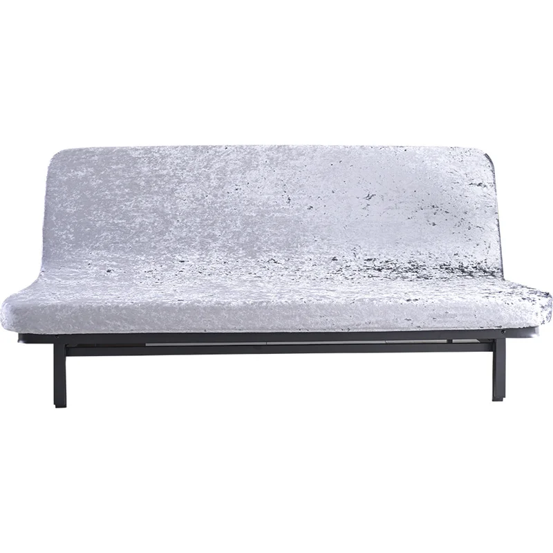 Чехол на стул без подлокотников Accent Futon эластичный Бархатный I-образной формы для дивана кровати чехлы из