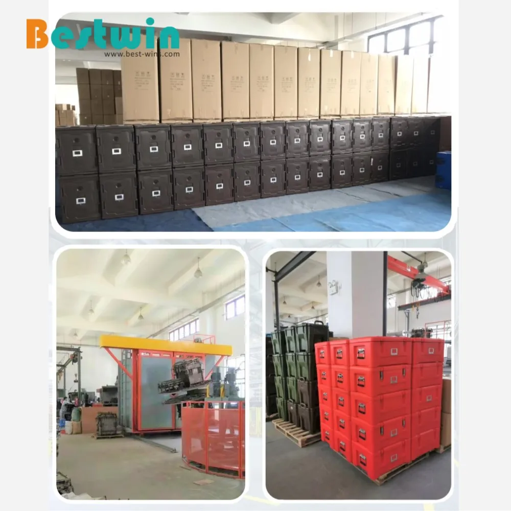 Catering Supplies Plastic PE Top Loading Insulated Food Container Thermal Carrier for GN Pan