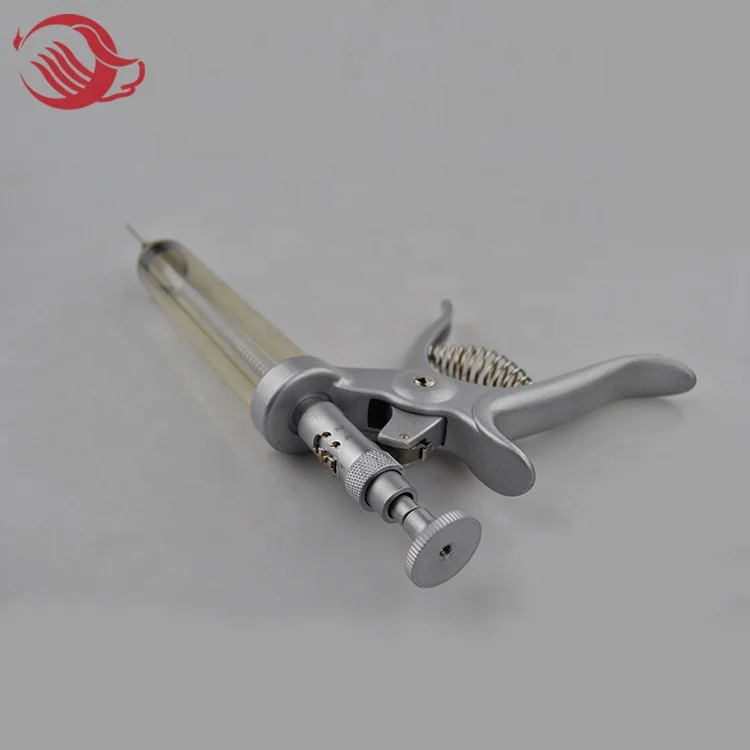 Veterinary Injector Continuous plastic  Syringe Gun,automatic  gun syringe