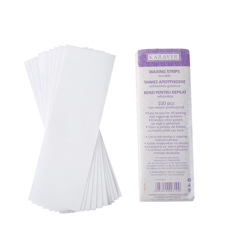 italian disposable non woven depilatory waxing paper strips body hair removal