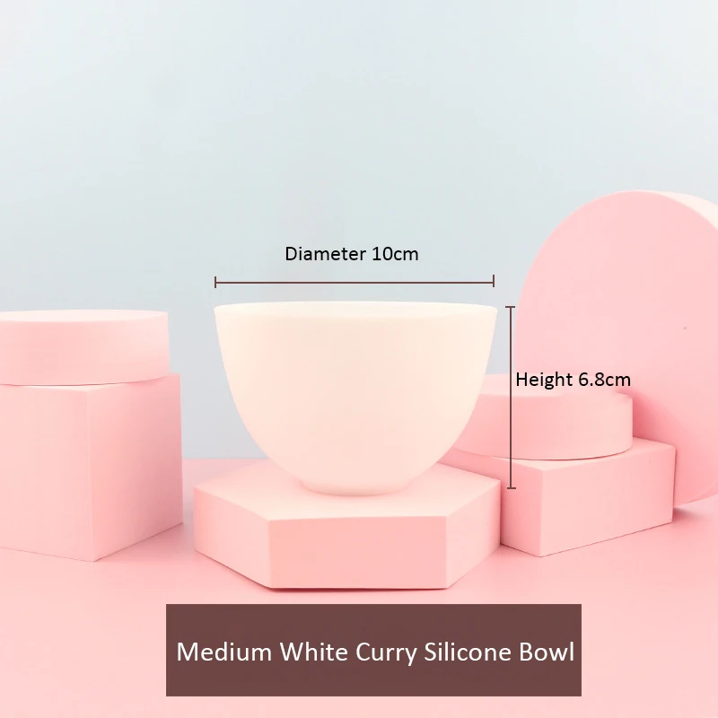 Skin Care Customized Soft Silicone Flexible mask Mixing Bowl Lady Diy Facial Mask Bowl