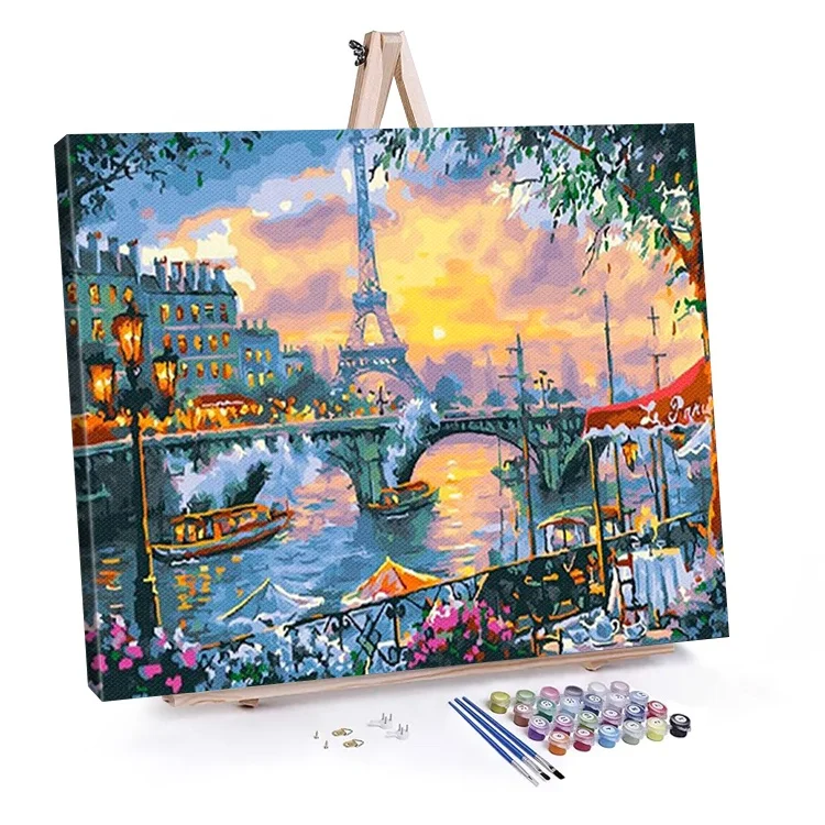 40*50cm Painting By Numbers Frameless And Framed Digital Painting Diy Home Decor Pictures By Numbers On Canvas