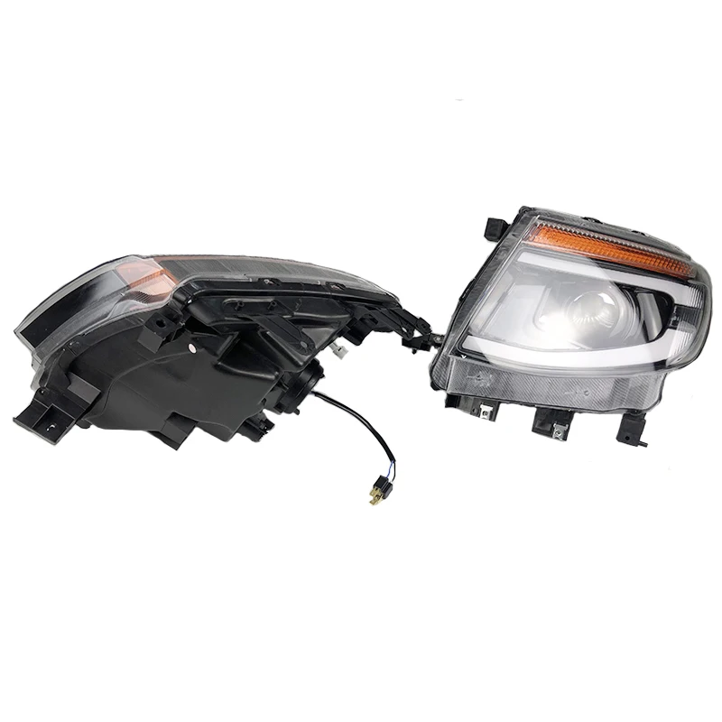 car projector light lamp headlight car light accessories led hrad lamp  with lens for FORD RANGER 2012