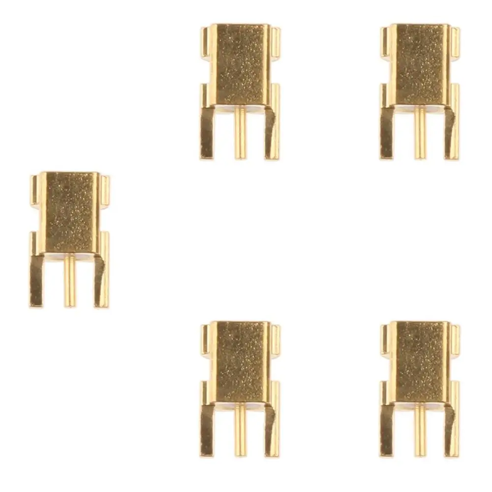 PCB Mount Right Angle Gold Plated MMCX Female Connector