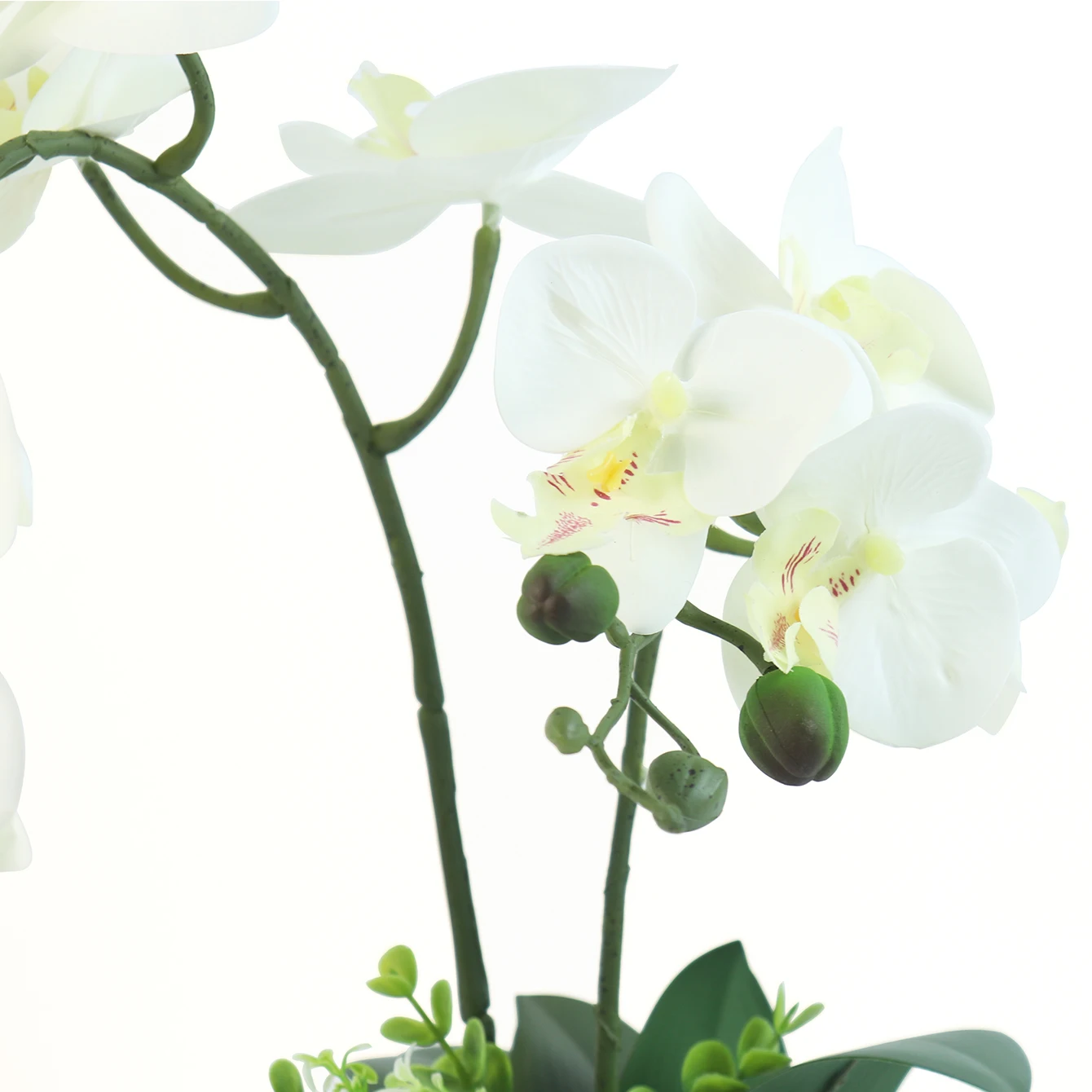 Artificial Flower Plant Orchid Pot Bonsai 447g Home Party Meeting Hotel Outdoor Decoration