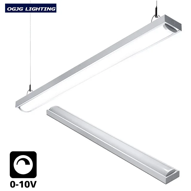 OGJG ETL DLC premium cETL aluminum heatsink led tube light dimmable ceiling mounted corridor led linear lighting fixture