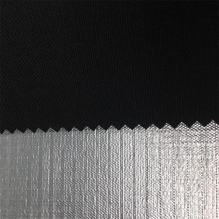 wholesale 300D 600D ripstop oxford fabric blackout silver sun reflective for gold hot stamping photography fabric