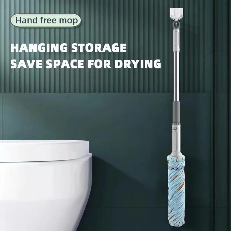 Self twisting Water Rotary Household Mop Lazy Hand free Floor Mopping Magic Microfiber Twist Mop