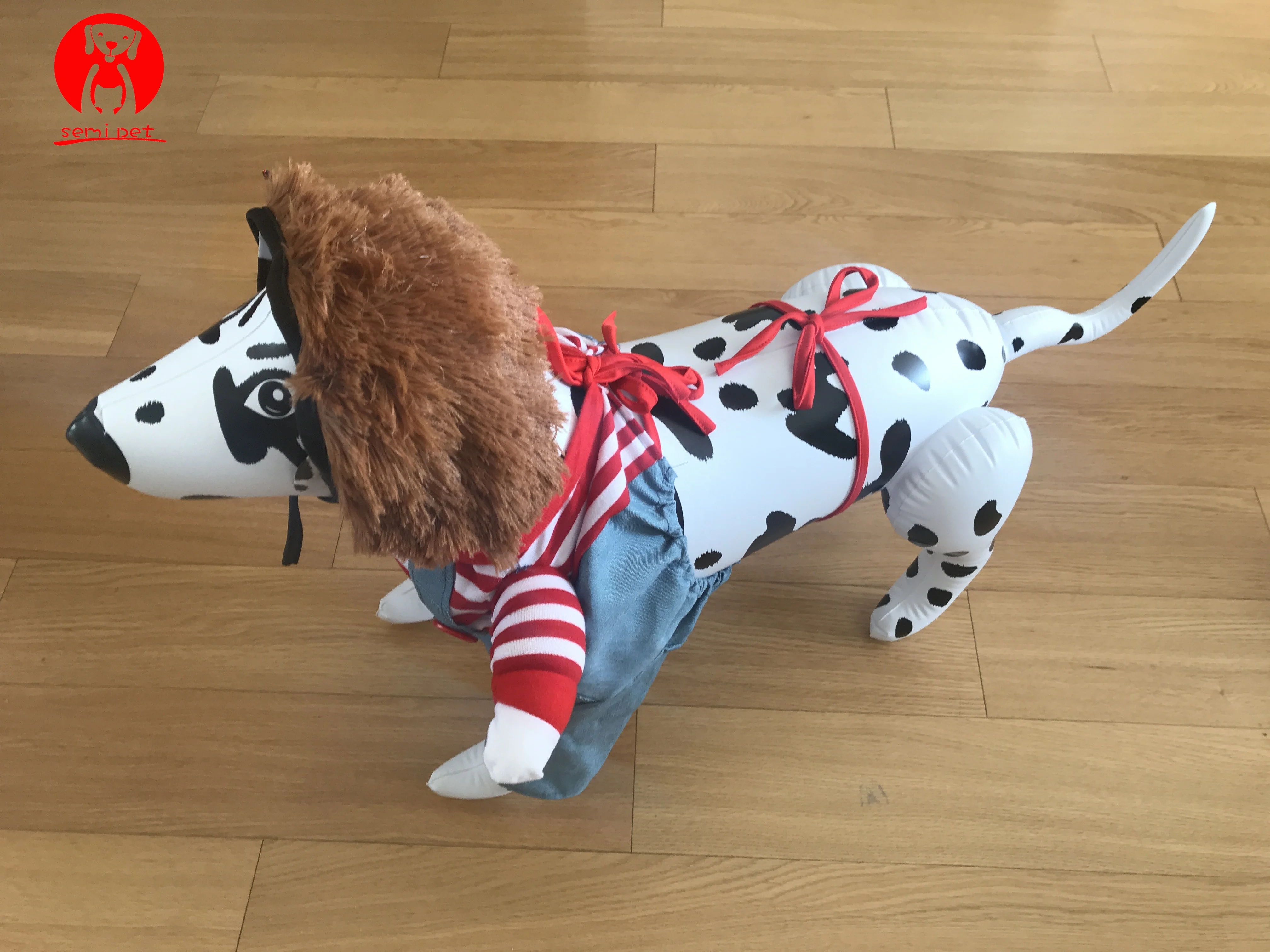 Pet Dog Halloween Clothes Dogs Holding a Knife Halloween Christmas Costume Novelty Funny Pet Cat Party Cosplay Apparel Clothing