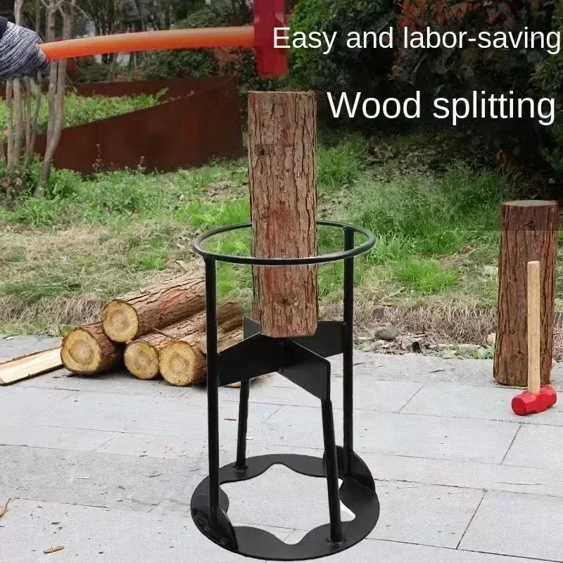 Portable Iron Firewood Splitter Labor-Saving Home Wood Splitting cutter Tool for Fireplace Sets & Accessories