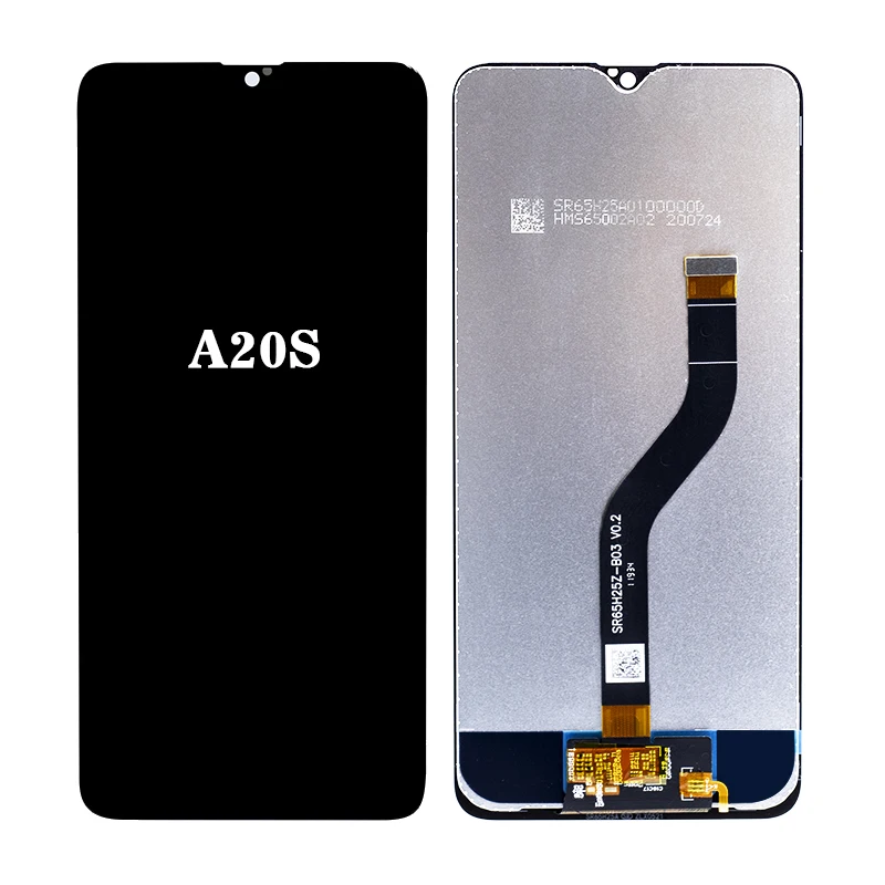 China OEM smartphone LCD factory incell display Screen for samsung a20s, pantalla para A20S