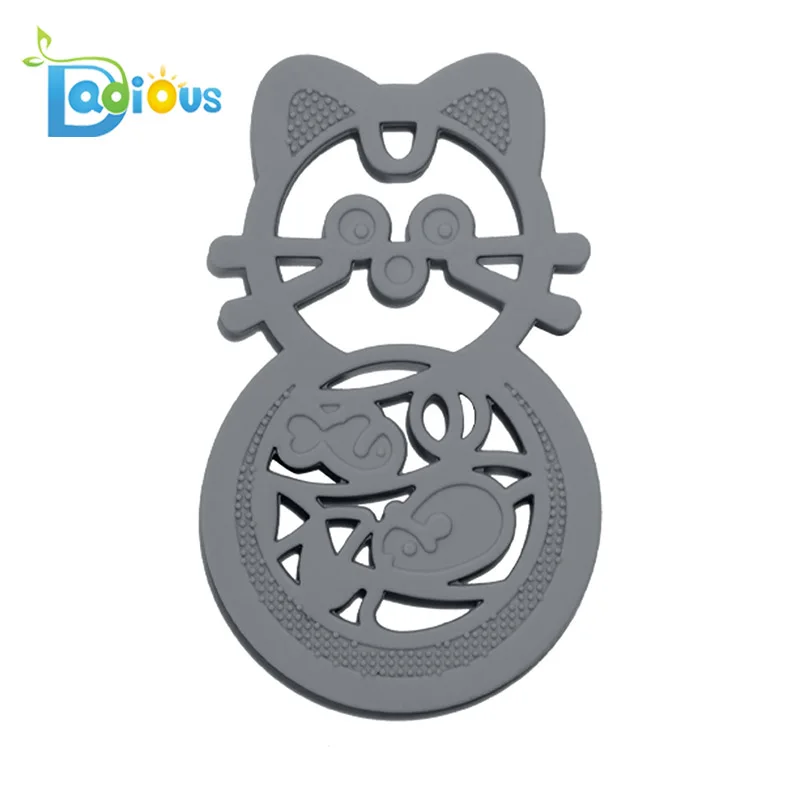 
China Manufacturer Bulk BPA Free Food Grade Teething Toys Funny Silicone Baby Teether Wholesale 