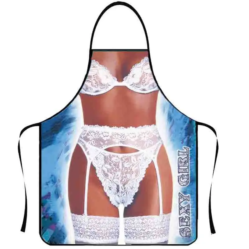 Bikini beauty nurse personalized sexy halter simple style apron antifouling funny