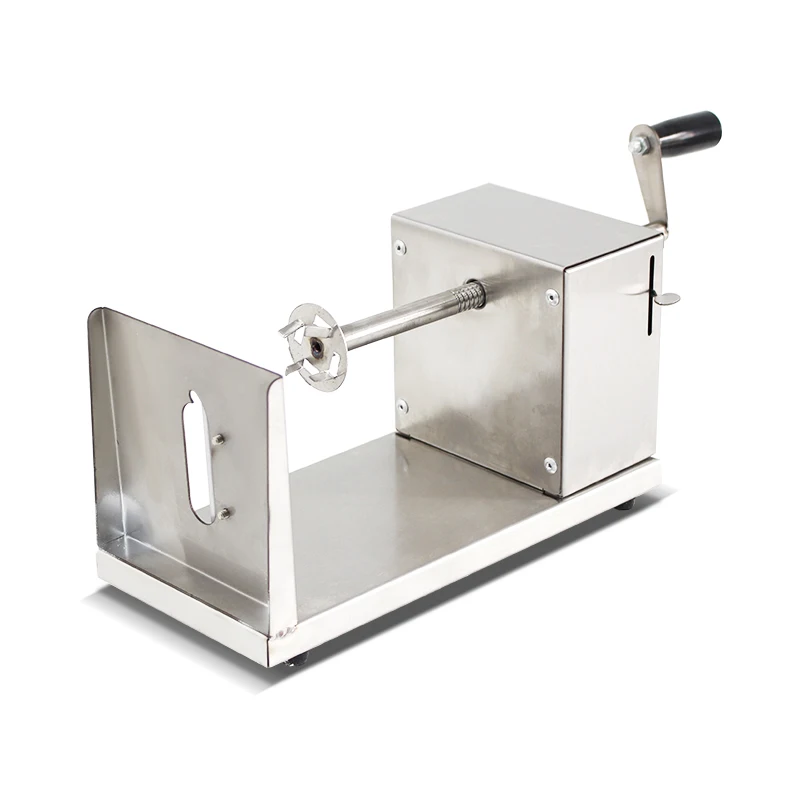 TENSHINE Manual Stainless Steel Spiral Potato Cutter Tornado Tower Fresh Chips Tornado Potato Tower cutter machine for sale