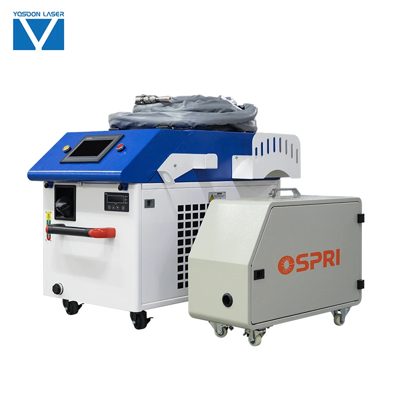 Yosoon Low Price 1KW 1.5KW 2KW Portable Laser Cleaning /welding Machine With Wire Feeder