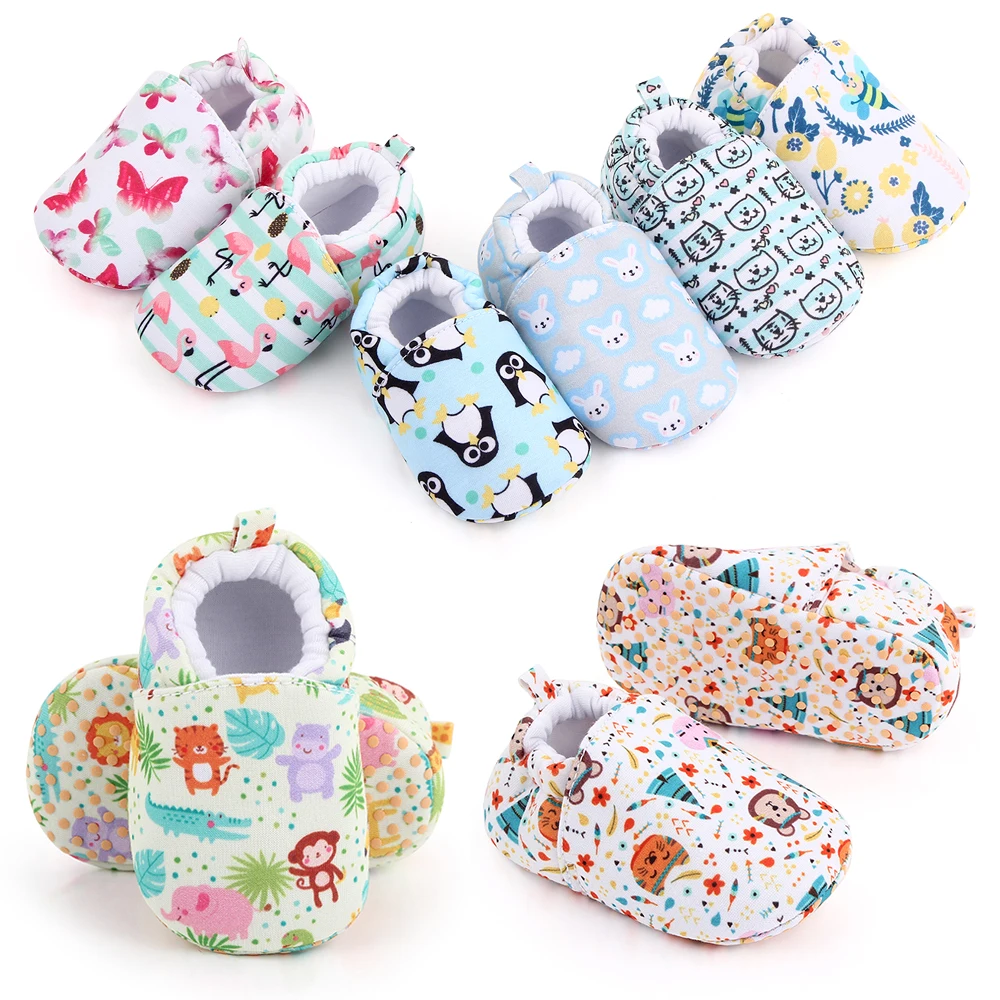 Amazon hot indoor infant baby Breathable organic baby sock cotton Anti-slip  baby casual shoes girls