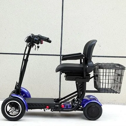 4 Wheel Handicapped Scooter Best-selling electric wheelchair scooter electric elderly  cheap moped folding  Mobility  Scooter