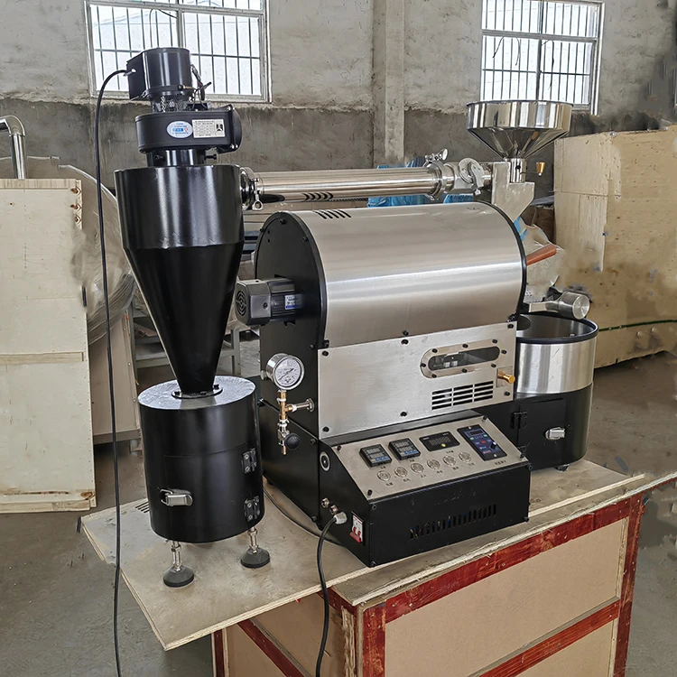 Small Counter Top Gas Electric Tostadora De Cafe Roasting Machine Price Coffee Bean Roaster