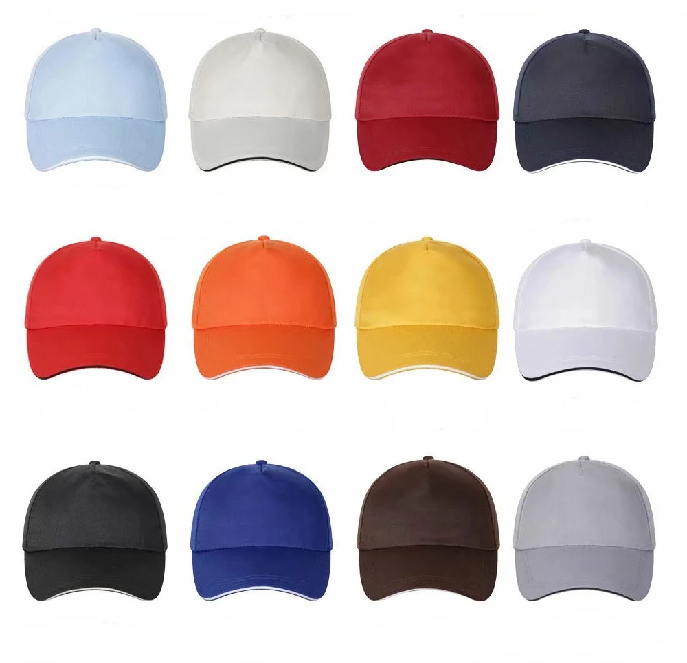 Custom Hot Sale Peaked Cap Adjustable Size Cap for Running Workouts and Outdoor Activities Unisex Baseball Cap