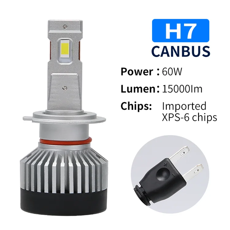 For BMW Auto Lighting System K11 120W 6000K LED Headlight Bulb 35000LM Larger Led Chips 12V H1 H3 H4 H7 H11 Projector Lens Car
