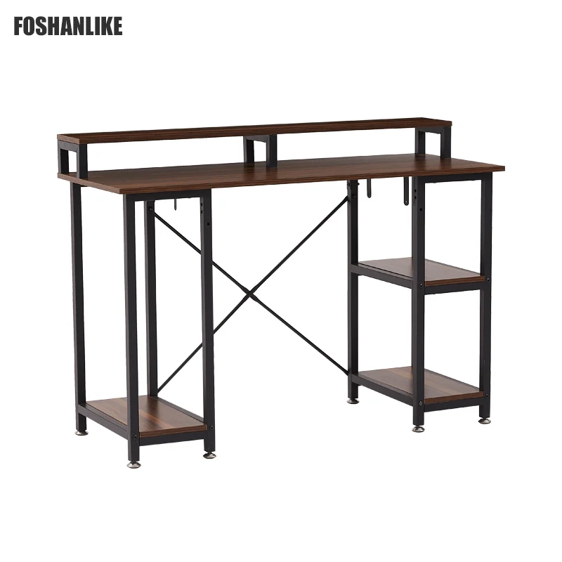 
LIKE Manufacturer Simple Computer Writing Study Desk With PC Host Top Home Office Computer Desk With Hutch 