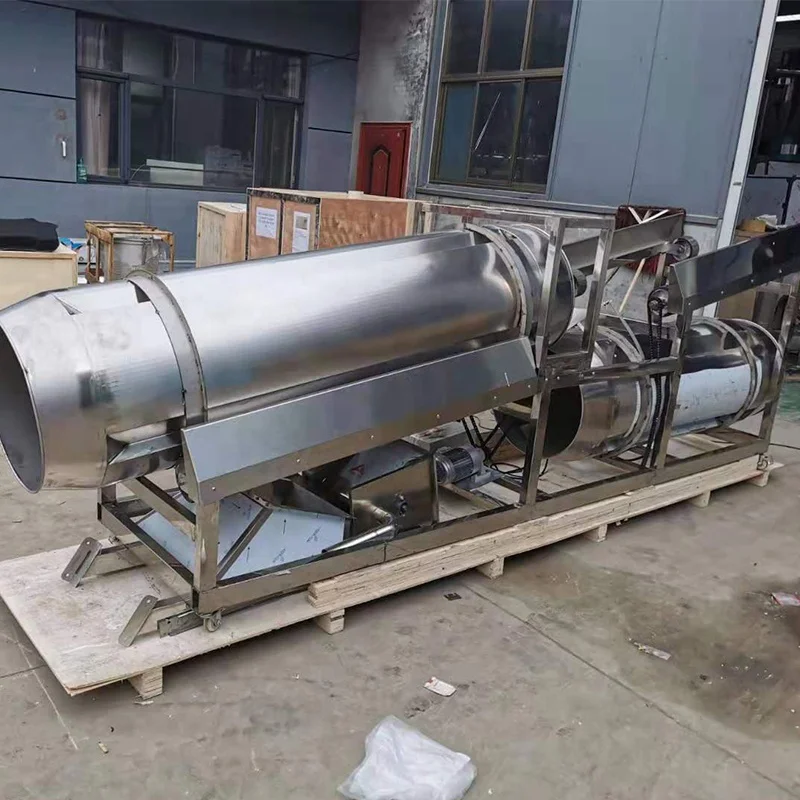 Nuts Roasting And Flavoring Machine/ Single Roller Seasoning Machine/ Seasoning Tumbler Banana Chips Flavoring Machine