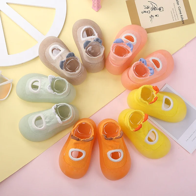 Baby Summer Breathable Toddler Shoes for Boys and Girls Indoor Non-slip Soft Soled Floor Socks