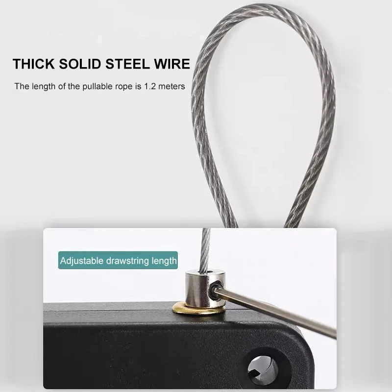 Automatic Sliding Door Closer Punch Free Auto Sensor Door Closer Auto Door Closer With Steel Drawstring For Bedroom