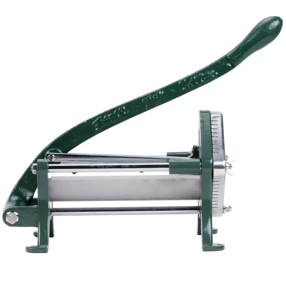 Manual Potato Fruit Slicer French Fries Cutter Machine With Blade Push Block Attachment Set