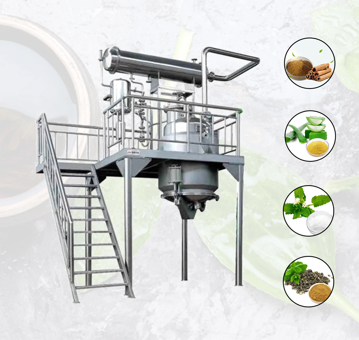 Industrial Manufacturing Herbals Medicine Extraction Pharmaceutical Machine