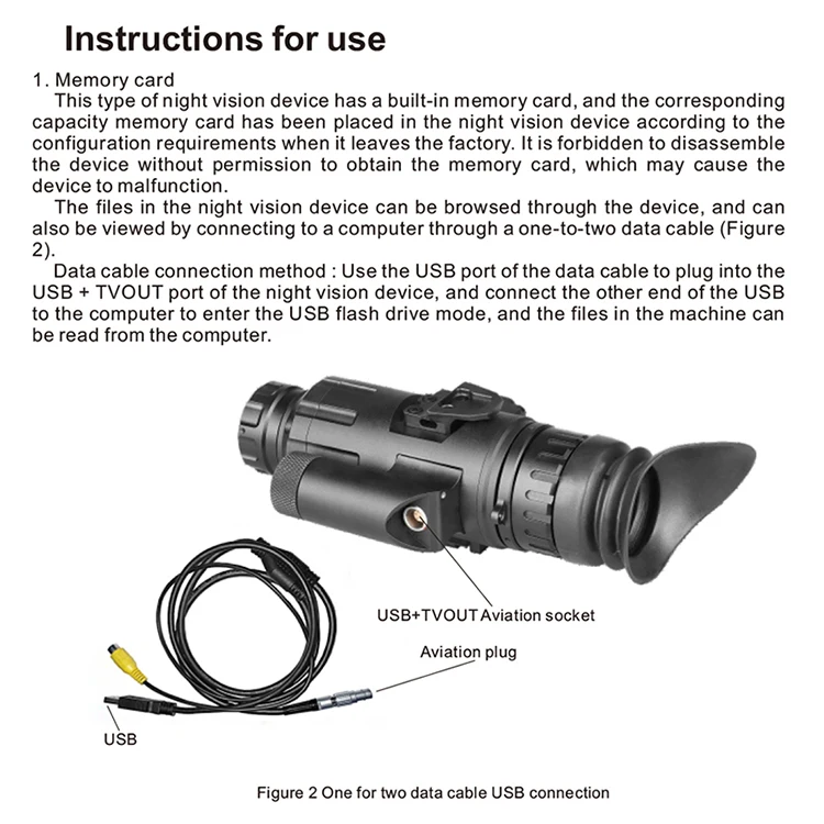 New Launch HD 1-8x night vision scope with reticle best for helmet or handheld 27-0031